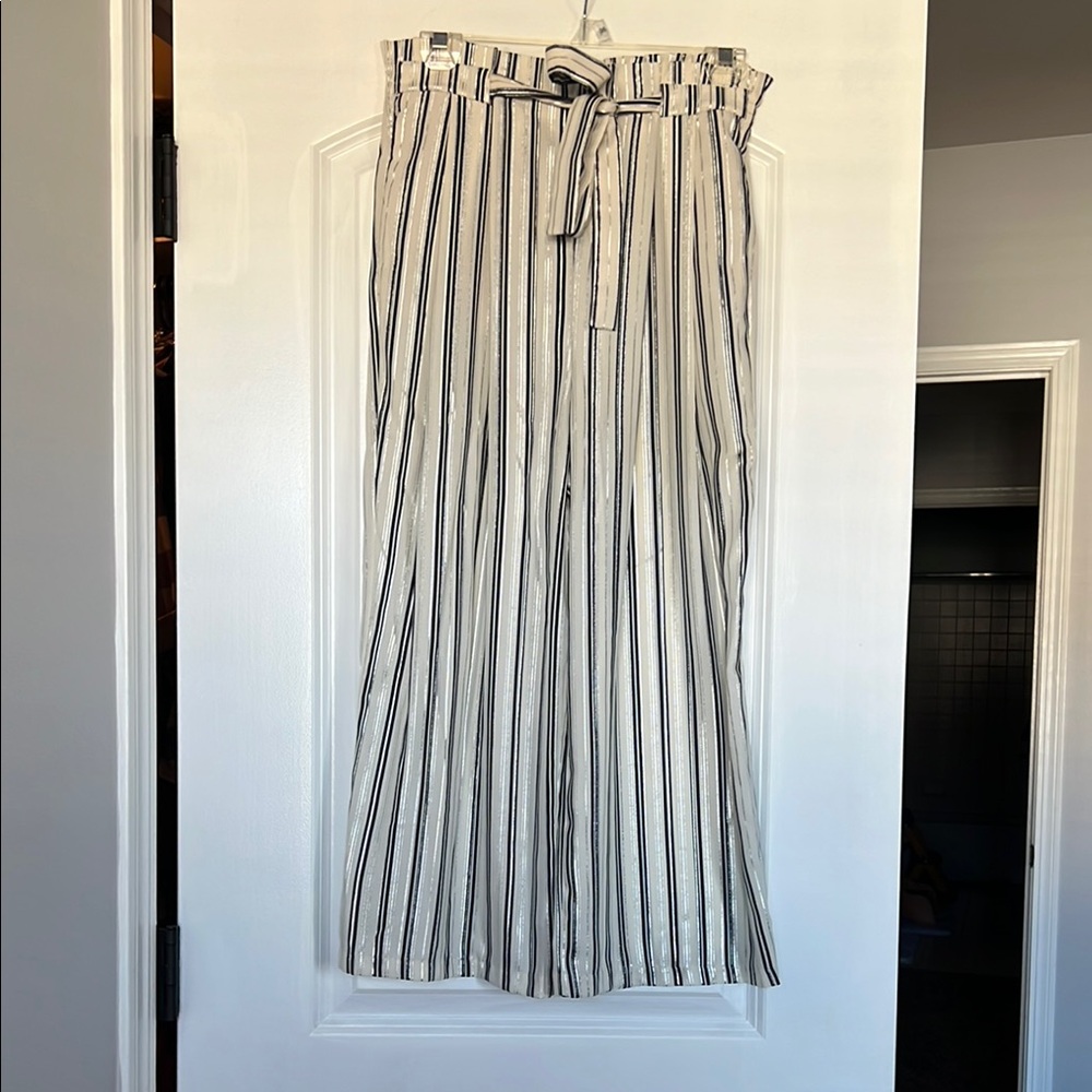 🎉MOVING SALE🎉 Zara Striped Wide-Leg Pants